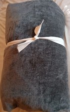 Copripiumino West Olmo Ciniglia Completo/Queen Stone Grigio Usato