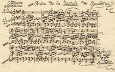 Gaspare SPONTINI / Autografo