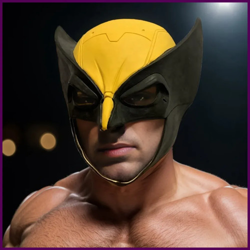 Maschera cosplay supereroe
