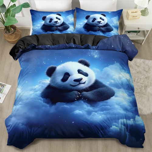 Trapunta clouds panda - trapunta,