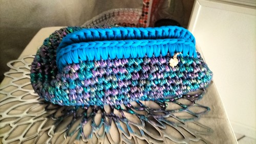 Borsa uncinetto fatta mano - borsa, a