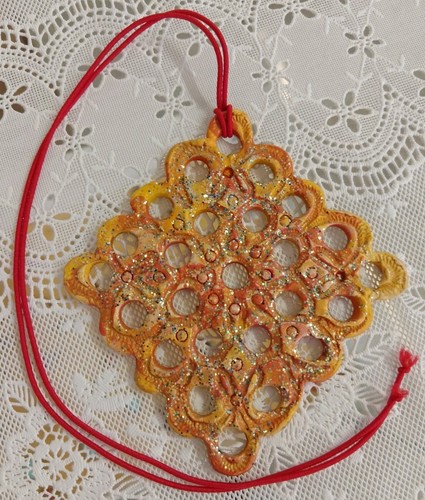 Ciondolo collana ceramica - ciondolo,