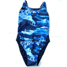 Costume donna AQUARAPID art. AURA costume intero blu piscina/mare