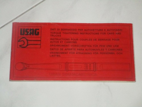 Usag dinamometrica libretto - usag,