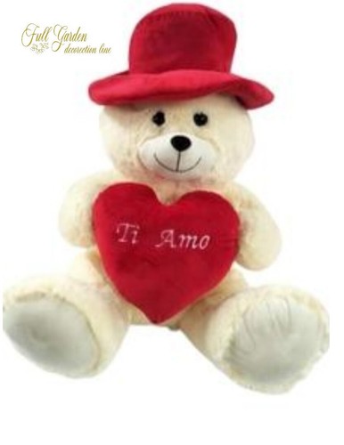 Peluche orso con cuore - orso, e