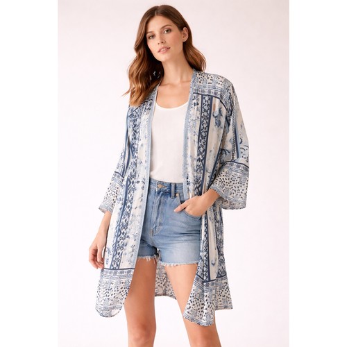Cardigan spolverino kimono