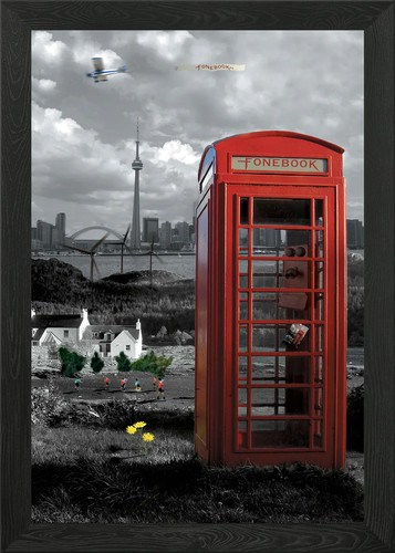 Cabina telefonica inglese - , con