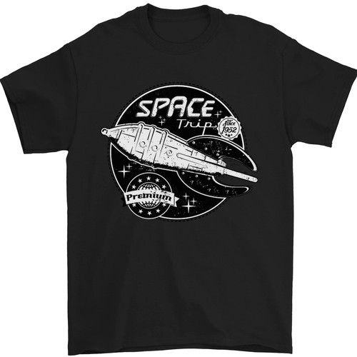 Shirt uomo astronauta nave - uomo,