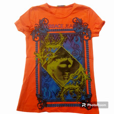 T-shirt jeans VERSACE autentica, taglia: XS
