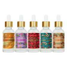NAF! Stuff Pro - Bottiglie in vetro per olio per cuticole FESTIVE COLLECTION - 30 ml x 5