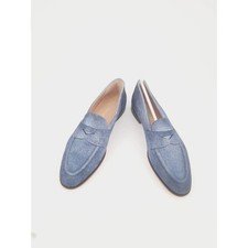 Sandali Blu Marino A Mini Tacchi Piatto SANTONI T. 37,5