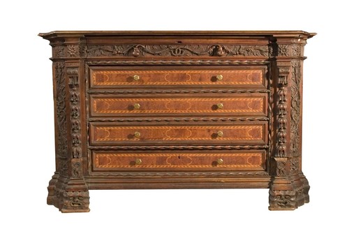Canterano noce riccamente - canterano,