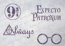 Hogwarts Mix2 STENCIL 3 misure