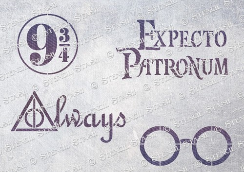Hogwarts mix2 stencil misure - stencil,
