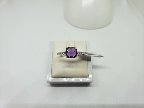 Anello donna con ametista e - anello,