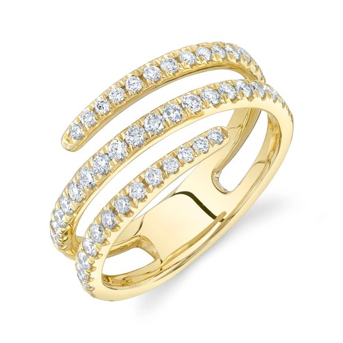 14k oro giallo diamante - 14k,