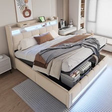 Letto Imbottito LED 180x200cm