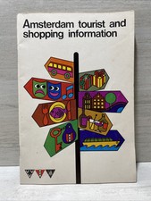 Amsterdam Tourist Shopping Information Guide Book Museums Dutch Nightlife Retro