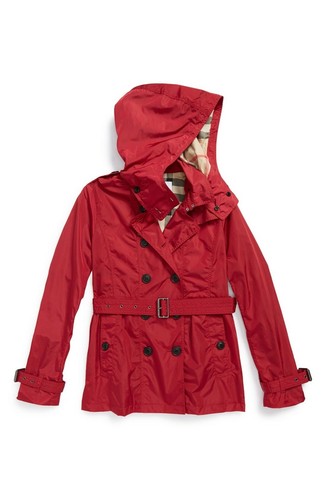 Trench coat con cappuccio