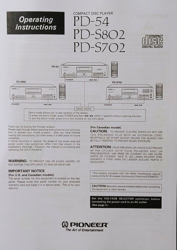 Pioneer pd s802 - -,