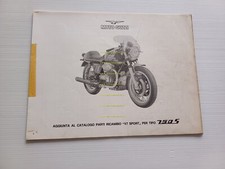 Moto Guzzi 750 S 1973 - aggiunta al catalogo ricambi V7 Sport 750 originale