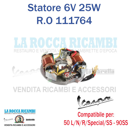 Statore vespa special 6 v - special,