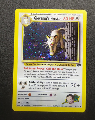 Giovanni persian holo 132 - giovanni's, 8/132