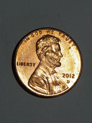 One cent lincoln penny - u.s.a,