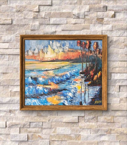 Quadro olio originale 50x70 - originale, cm