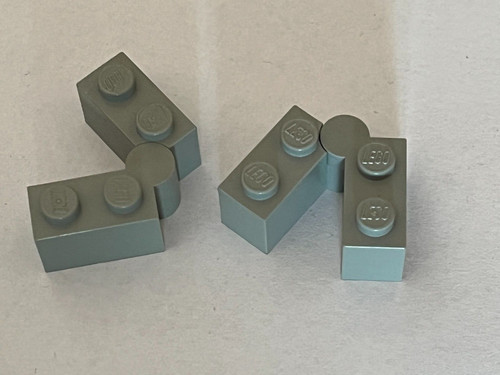 Lego oldgray hinge brick - 2,