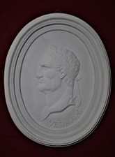 CHALK CAST BAS-RELIEF