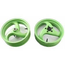 Coppia cerchi in lega verdi per Piaggio Nrg Extreme