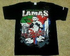 T-shirt lama autografata Ricardo "Il bullo", grande, 100% cotone