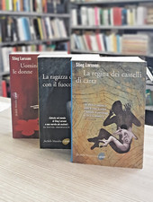 Lotto 3 Libri Trilogia Stieg Larsson - Marsilio - Millennium Trilogy