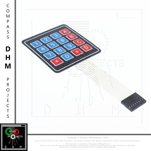 Tastiera 4x4 tastierino
