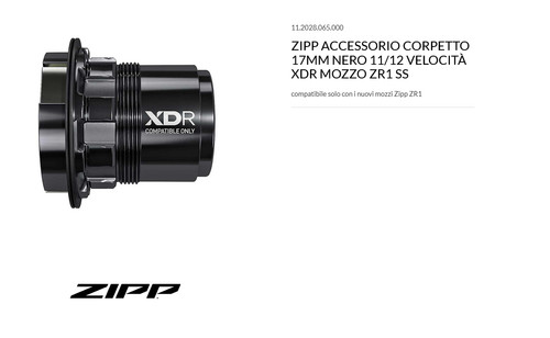 Zipp accessorio corpetto - corpetto, 17mm