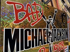 Micheal Jackson Bad Sign Board