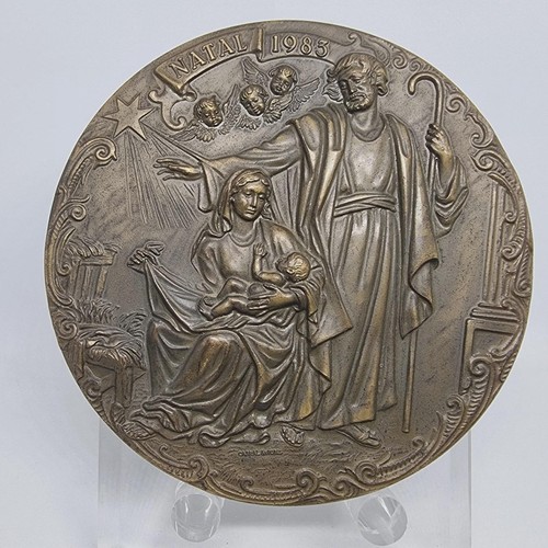 Medaglia bronzo natale - medaglia,