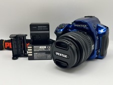 [N.Come nuovo] PENTAX K-30 fotocamera digitale blu obiettivi 18-55 mm...