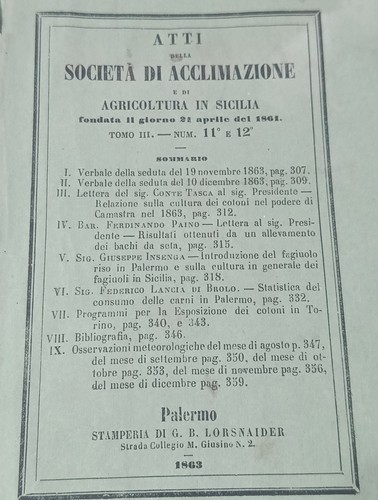 Società acclimazione sicilia - società,