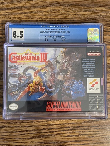 Super castlevania cgc 5 - castlevania,