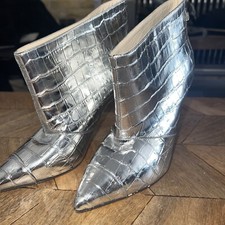 Stivaletti in pelle grigio