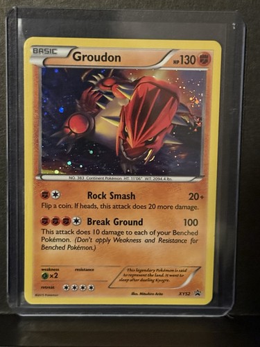 Groudon xy52 black - xy52,
