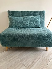 divano letto pieghevole 1 posto di Maison du Monde in velluto ricamato