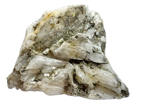 Cristalli quarzo ialino - xx, su