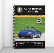 ALFA ROMEO SPIDER : Libretto Di Restauro E Manutenzione - CONSEGNA GRATUITA