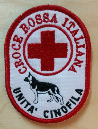 Unita cinofila patch ricamo - unita',