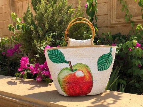 Borsa vimini fatta - borsa,