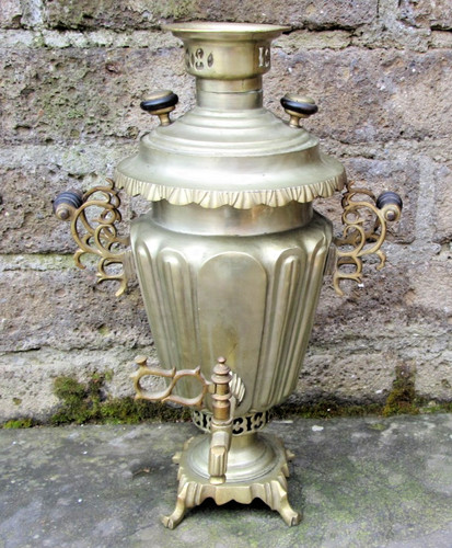 Antico raro samovar russo - samovar,