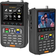 GTMEDIA V8 Sat Finder DVB-S2/S2X FTA Digital Satellite Finder Misuratore di segnale 3,5''